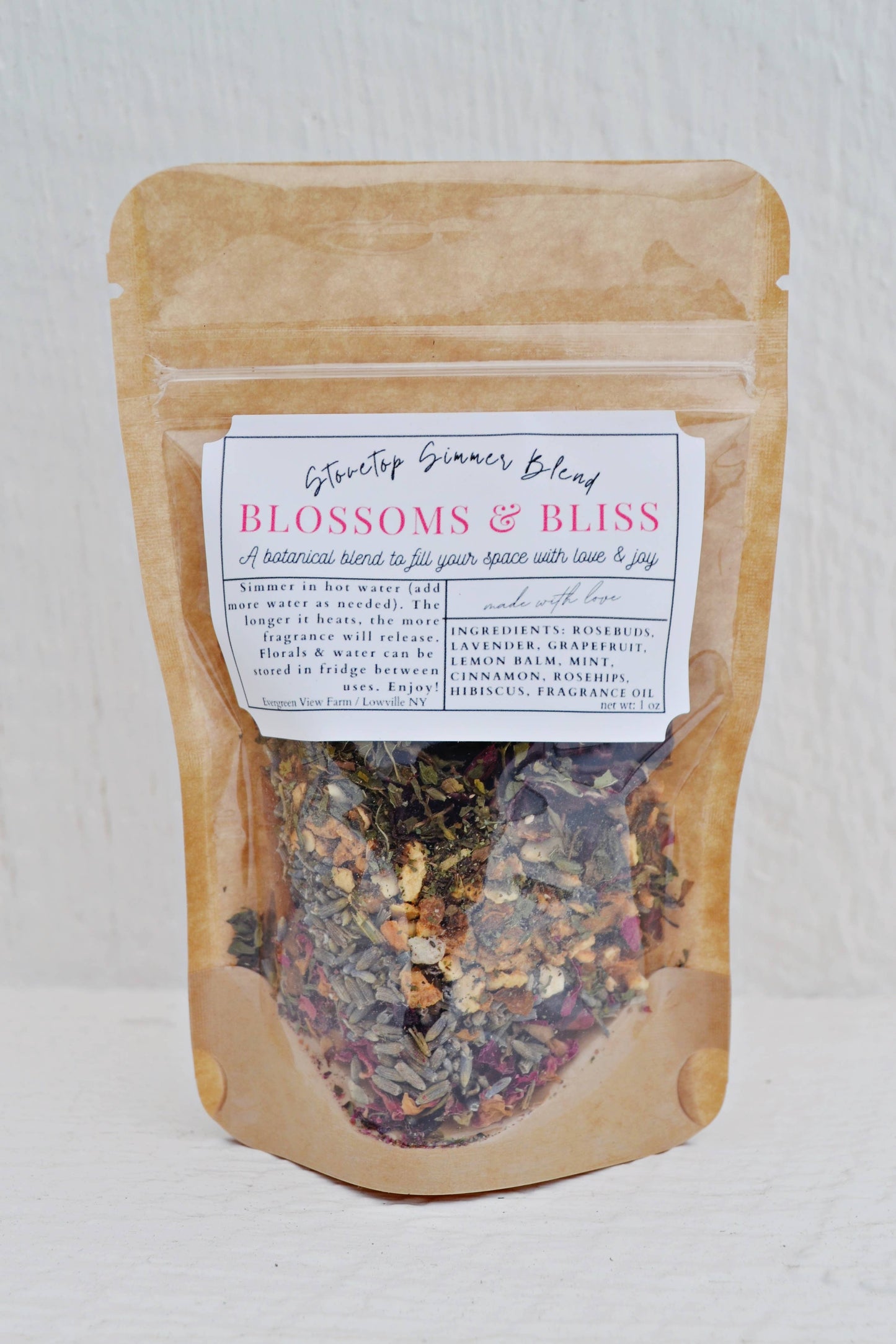 Simmer Pot Kit Valentine's Day Floral Botanic Spring Summer