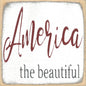 White America The Beautiful | Home Decor | Wooden